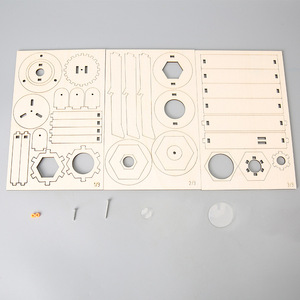 Kit Fai-da-Te per Modellare un <span class=keywords><strong>Telescopio</strong></span> Astronomico, Giocattolo Educativo in Legno per Esperimenti Scientifici - Product Image 3