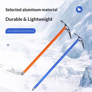 Piolet de Aleación de Aluminio de 60-80 cm, Ligero y Duradero, para Escalada en Nieve, Montañismo, Senderismo y Actividades al Aire Libre - Product Image 2