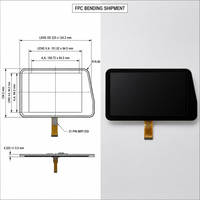 Module d'affichage LCD TFT IPS 7 pouces 1280x800, interface MIPI, 250 nits, écran tactile capacitif 5 points pour système embarqué