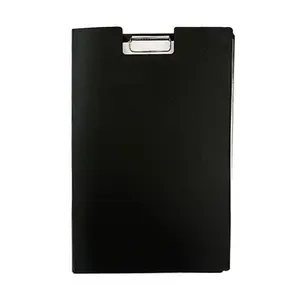 Оптовая продажа, черная пластиковая папка для хранения, папка А4 А5 для промышленных офисных и канцелярских принадлежностей, зажим из ПВХ