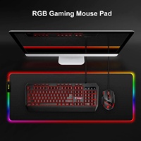Tapis de souris personnalisé étendu Tapis de souris RGB Gaming Color Paper Box Durable Heat Transfer Rubber Non Slip Mouse Wrist Pad Rohs Ce