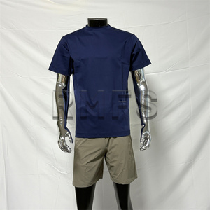 2025 camicia da allenamento estiva di vendita calda 100% maglietta da uomo in cotone all'ingrosso mercerizzato - Product Image 6