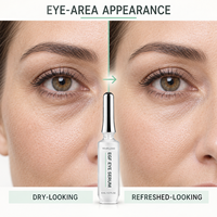Sérum pour les yeux avancé, premium, anti-âge, raffermissant, lissant, rafraîchissant, pour les ridules, OEM ODM, à l'acide hyaluronique, EGF, caféine, usage quotidien