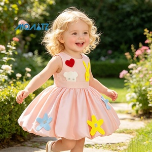 <span class=keywords><strong>Robe</strong></span> de princesse pour fête de mariage pour bébés filles de 1 à 3 ans, tissu respirant à motif floral, <span class=keywords><strong>robe</strong></span> de fête pour enfants, <span class=keywords><strong>robe</strong></span> de princesse pour bébé fille - Product Image 1