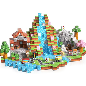 Từ khối xây dựng thiết lập 300pcs + nam châm lớn Cube đồ chơi từ tính khối lập phương được xây dựng từ khối đồ chơi - Product Image 3