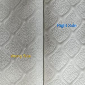 맞춤형 중량 니트 3D 자카드 매트리스 원단 - 기하학적 패턴의 부드러운 폴리에스터 홈 텍스타일 - Product Image 6