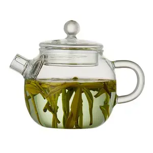150ml 5oz Mini Tea Pot Glass Clear Teapot Small Teapot for One Person Use