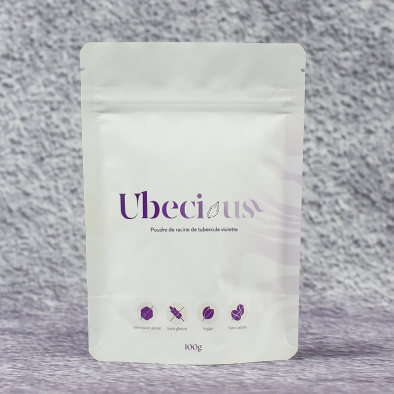 Custom Printed Plastic Luxury Cook Powder Packaging Mylar Bags Stand up Pouch Doypack with Ziplock and Tear Notch