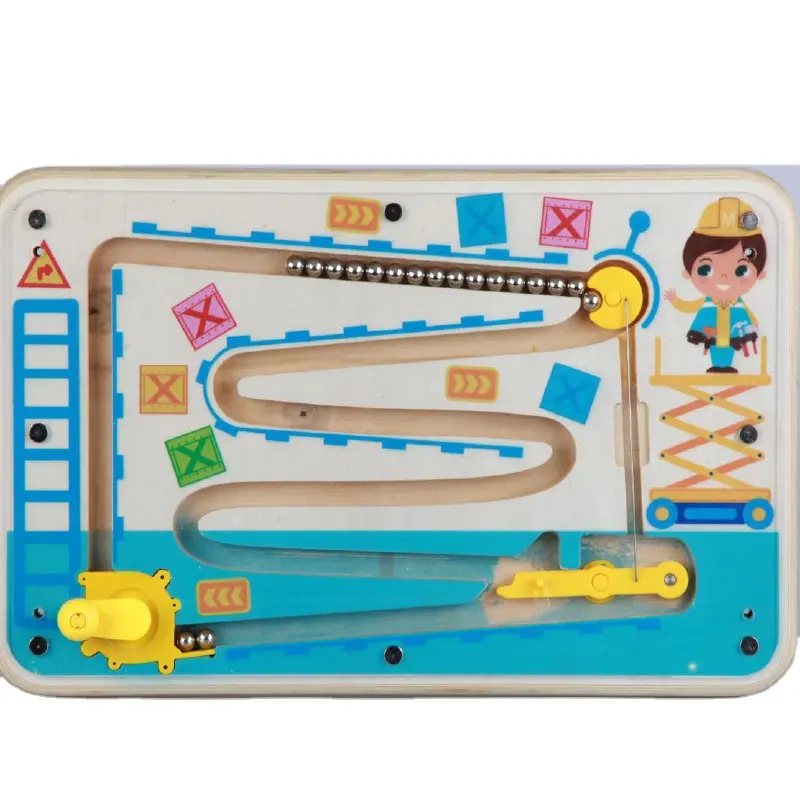 Hot Selling Kids Educational Learning Toys Wooden Play Wall Panels Games Busy Board for Children Wholesale