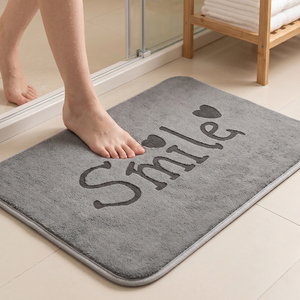 Alfombra de Entrada Antideslizante de Forro Polar con Relieve, Alfombra de <span class=keywords><strong>Baño</strong></span> Absorbente de Microfibra, Alfombra Súper Absorbente para Interiores del Hogar - Product Image 4