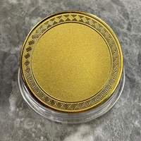 Moneda Conmemorativa Grabada con Láser de 50 mm, Regalo Creativo de Metal, Moneda Nueva en Blanco Hecha con Técnica de Fundición, Venta al Por Mayor