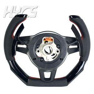 Volante Deportivo para Automóvil con Forma de F1 para Porsche Panamera Cayenne 957 911 958 970 92A, Negro <span class=keywords><strong>Piano</strong></span> y Fibra de Carbono - Product Image 5