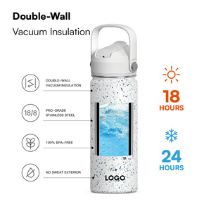 Best-selling 304 Stainless Steel Sports Tumbler Vacuum <b>Flask</b> 12-24 Hours Thermal Insulation Eco-friendly <b>Large</b> Capacity Portable - Product Image 3