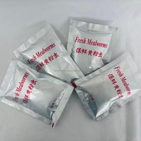 Vers de farine frais 100% naturels en vrac, emballage en sac aluminium, alimentation pour oiseaux et volailles