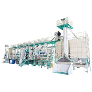 Çin 60TPD otomatik pirinç değirmen tesisi fiyat komple set pirinç değirmen makinesi fiyat