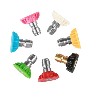 Buse de pulvérisation, 7 pièces, 1/4 pouces, connexion rapide, pistolet de lavage à <span class=keywords><strong>haute</strong></span> <span class=keywords><strong>pression</strong></span>, pointes de nettoyage 4000 Psi, accessoires de nettoyage, livraison gratuite - Product Image 4
