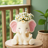 Moule en silicone éléphant le plus vendu pour créations DIY en ciment, bougeoirs en plâtre et pots de fleurs en résine - Idée cadeau parfaite