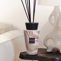Flacon diffuseur de parfum d'ambiance en verre de luxe vide, 100ml, 200ml, 500ml, pour huiles essentielles, avec bouchon à vis, pour arômes uniques