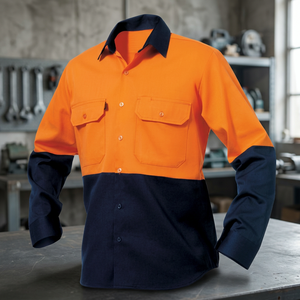 Uniformes de Trabajo de Algodón 100% Baratos al por Mayor, Antiarrugas y Transpirables, Tallas Grandes, Estándar Australiano - Product Image 3