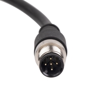 M12 4P/5P/8P/12 PIN Double Taille Connecteur Étanche Angle Femelle Capteur Connecter Pvc Câble IP67 Circulaire Plug 2m Câble avec