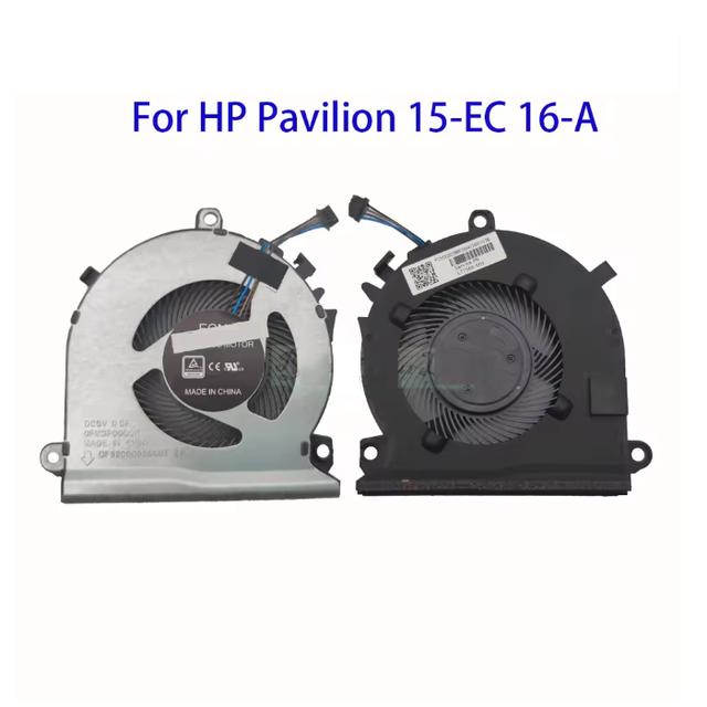 Notebook CPU Cooling Fan for HP Pavilion Gaming 15-EC 15T-EC 15Z-EC 16-A 16T-A TPN-Q284 Q229 L72702-001 L77560-001 OFM3F0000H