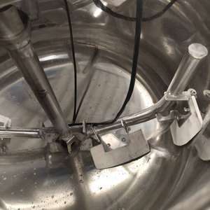 Tanque de mezcla de oferta directa con agitador, tanque de mezcla de calentamiento a vapor, tanque de mezcla cosmético, mezclador de crema química con bomba de descarga - Product Image 4