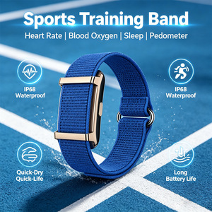 Bracelet intelligent sans écran, bande noire, étanche, moniteur de fréquence cardiaque, moniteur de sommeil, compteur de pas, vibration, longue durée de vie de la batterie - Product Image 3