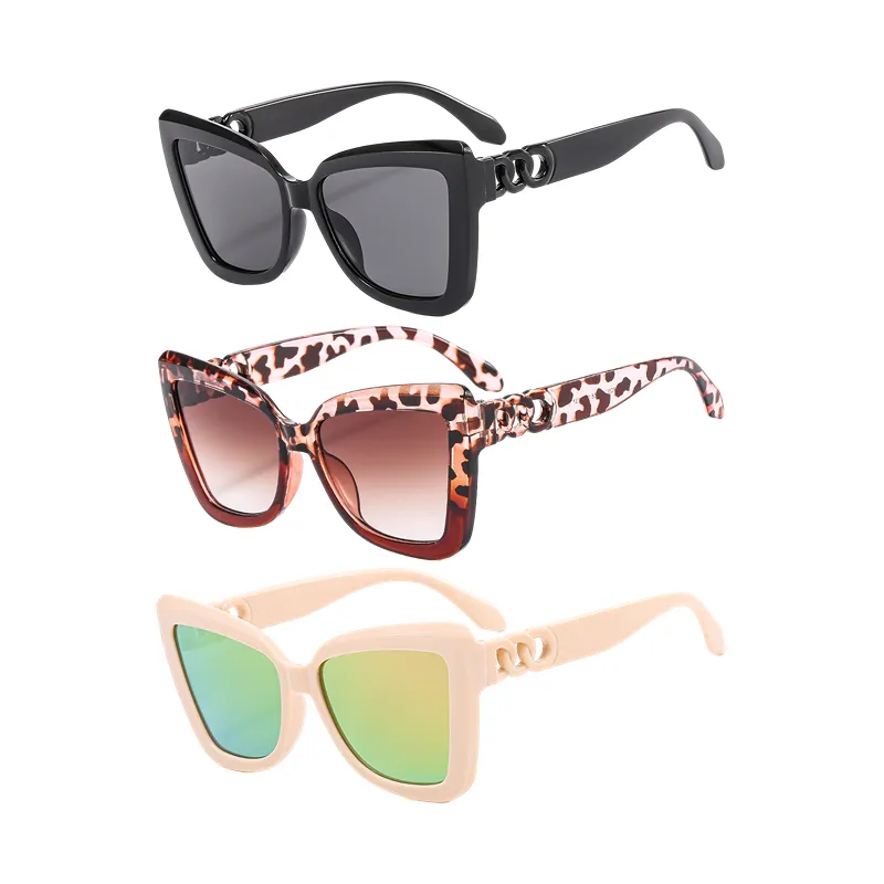 FF1037 2023 Fashion Cateye Sunglasses for Women Designer UV Protection Women Oversized Cat Eye Sunglasses