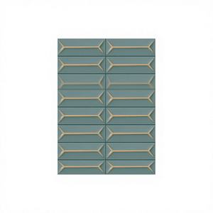 Carreaux de céramique modernes effet brique polie 1526-HL-2 300x600mm pour murs intérieurs de supermarchés et centres commerciaux - Product Image 1