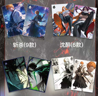 Cartes de collection HUOHU Bleach Polaroids – Cartes rares Kurosaki Ichigo – Accessoires d'animation – Cartes à collectionner détachables – Jouets