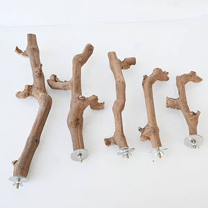 Modern stil toptan ahşap kuş kafesi aksesuarları papağan <span class=keywords><strong>stand</strong></span>ı sopa üzüm topu Perching sınır ötesi ev hayvanı ürünü oyuncak malzemeleri - Product Image 1