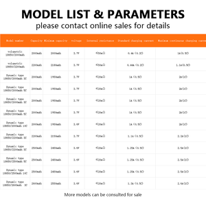 بطارية ليثيوم قابلة لإعادة الشحن حسب الطلب ، أسطوانية من من من من نوع mah - Product Image 3