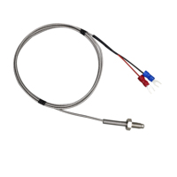 Sonde de température industrielle étanche M8 M6 M12 à trois fils PT1000 PT100 RTD DS18B20, capteur de température RTD