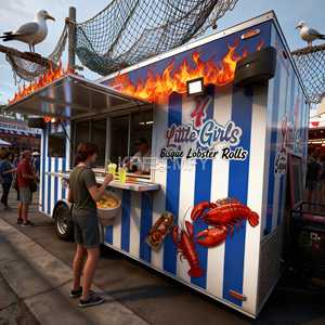 Camion de nourriture mobile entièrement équipé pour barbecue, prix d'usine en Chine 2025, camion de nourriture pour kebab - Product Image 1