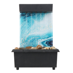 <span class=keywords><strong>Fontaine</strong></span> d'eau miniature de table facile à utiliser pour la maison, <span class=keywords><strong>fontaine</strong></span> d'eau zen de méditation intérieure avec un son apaisant de l'eau - Product Image 5