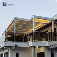 Fabricant en gros, supports d'angle à 3 voies personnalisés pour pergola, patio, balcon, motorisation intelligente