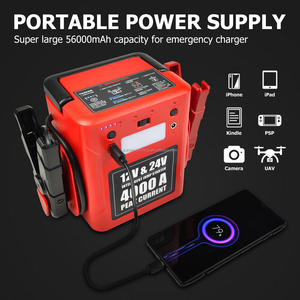 <span class=keywords><strong>12V</strong></span> 24V universale Jumper Power Bank <span class=keywords><strong>Booster</strong></span> auto <span class=keywords><strong>per</strong></span> camion <span class=keywords><strong>batteria</strong></span> Jump Starter 4000AMP - Product Image 3