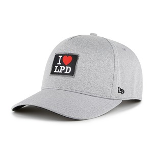 Gorras de tela Heather PK con estampado de silicona en parche tejido, gorras de béisbol de alta gama con forma Melin y cierre a presión de plástico TPE - Product Image 1