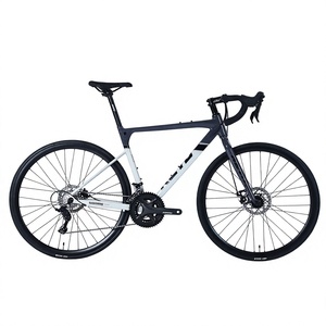 Vélo de route KEYO 700C avec cadre en aluminium, 18 vitesses, freins à disque mécaniques, jantes en aluminium, pédales ordinaires, confortable pour adultes - Product Image 1