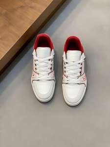 Customizable Logo Men's White &amp; Blue <strong>Basketball</strong> Style Low Top <strong>Shoes</strong> | Trendy Daily Walking Sneakers - Product Image 6