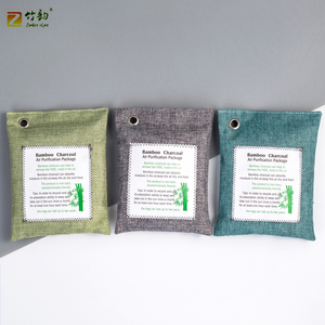 Bamboo Charcoal Bamboo Charcoal Bag 500g Charcoal Odor Eliminator Bags Eco Bamboo Air Purifying
