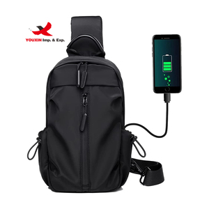 Sling Bag Crossbody Backpack Shoulder Bag for Men Sling Backpack Travel USB <b>Charger</b> Port Chest Bag - Product Image 1