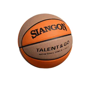 Custom Size 5-6-7 Training Basketball Composite Leather Indoor Basket Ball