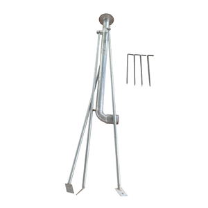 Arroseur de <span class=keywords><strong>jardin</strong></span> agricole de 2 pouces, canon à eau pour l'irrigation, grande portée, arroseur avec trépied - Product Image 4