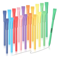 Stylos à bille écologiques en papier kraft SL, personnalisables, pointe de 1,0 mm, design simple, protection de l'environnement, caractéristiques sportives