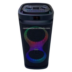 Bts-2291 karaoke Loa di động RGB ánh sáng 10 inch loa siêu trầm bên loa BT <span class=keywords><strong>USB</strong></span> TF AUX MP3 partybox Micro không dây - Product Image 5