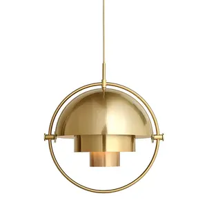Round Bubble Chandelier Lighting Black White Gold Color Iron Ceiling Light Nordic Chandelier Lamp Ball Light Pendent