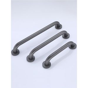 Barre d'appui unique en acier inoxydable 304 gris canon de fusil pour salle de bain, poignée de sécurité pour douche et toilettes - Product Image 1