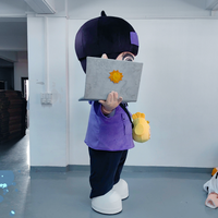 Jouets en peluche personnalisés de haute qualité, mascotte de dessin animé, cosplay adulte, avec peluche super douce, costume d'Halloween fait main à partir de conception photo