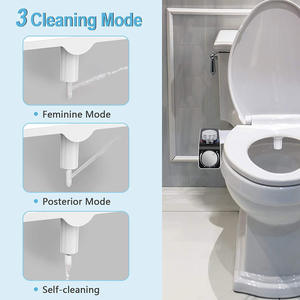 Siège <span class=keywords><strong>de</strong></span> <span class=keywords><strong>toilette</strong></span> bidet intelligent en plastique pour femmes, installation facile, avec double jet d'<span class=keywords><strong>eau</strong></span> chaude/froide et température <span class=keywords><strong>de</strong></span> l'<span class=keywords><strong>eau</strong></span> réglable - Product Image 5